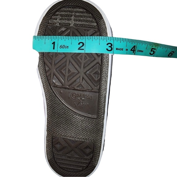 Converse Pink Glitter Sneakers Kids 9 Toddler Low Top Lace Up Casual Shoes - Picture 10 of 12